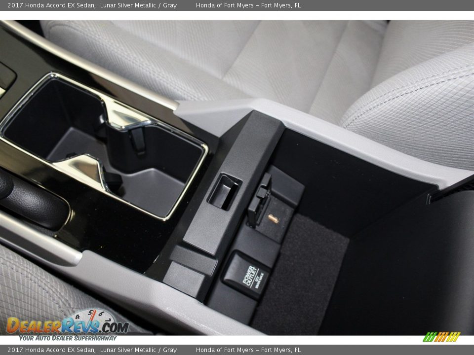 2017 Honda Accord EX Sedan Lunar Silver Metallic / Gray Photo #25