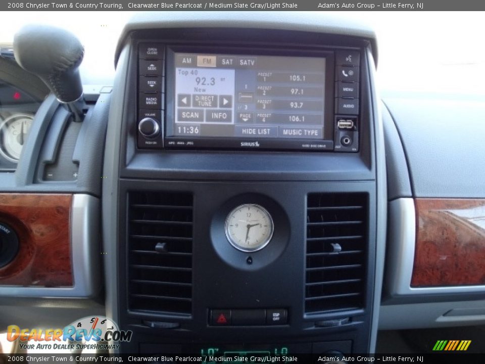 2008 Chrysler Town & Country Touring Clearwater Blue Pearlcoat / Medium Slate Gray/Light Shale Photo #29