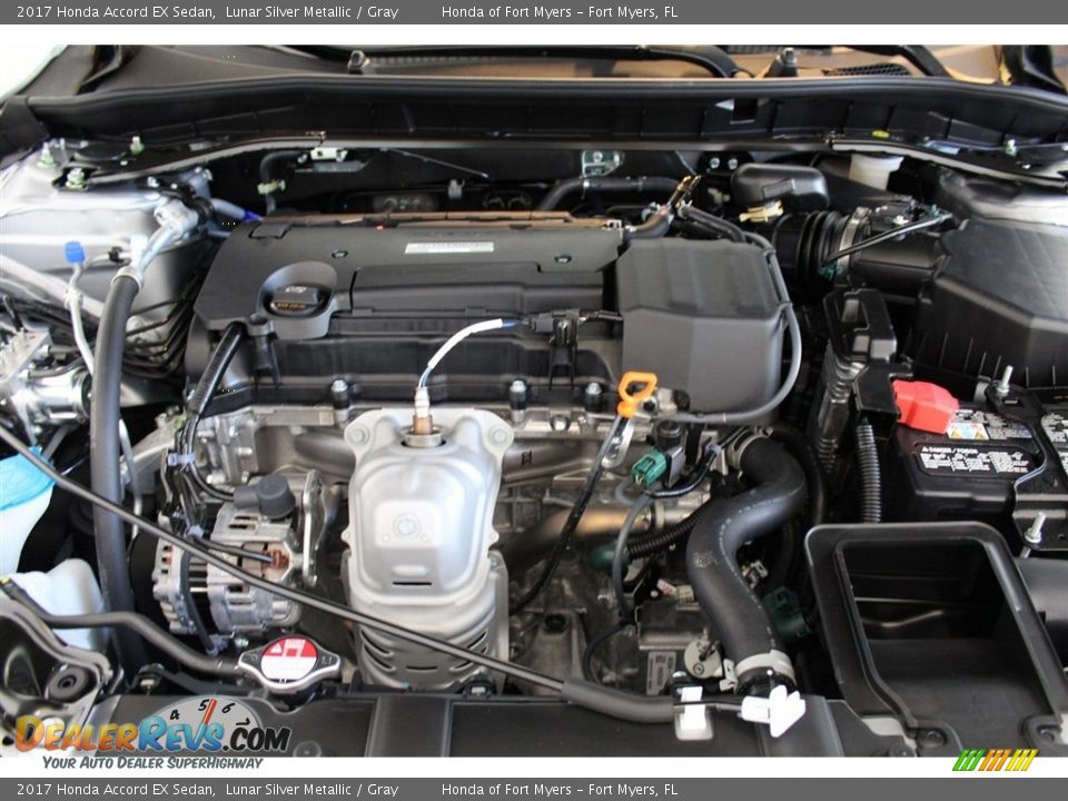 2017 Honda Accord EX Sedan Lunar Silver Metallic / Gray Photo #31