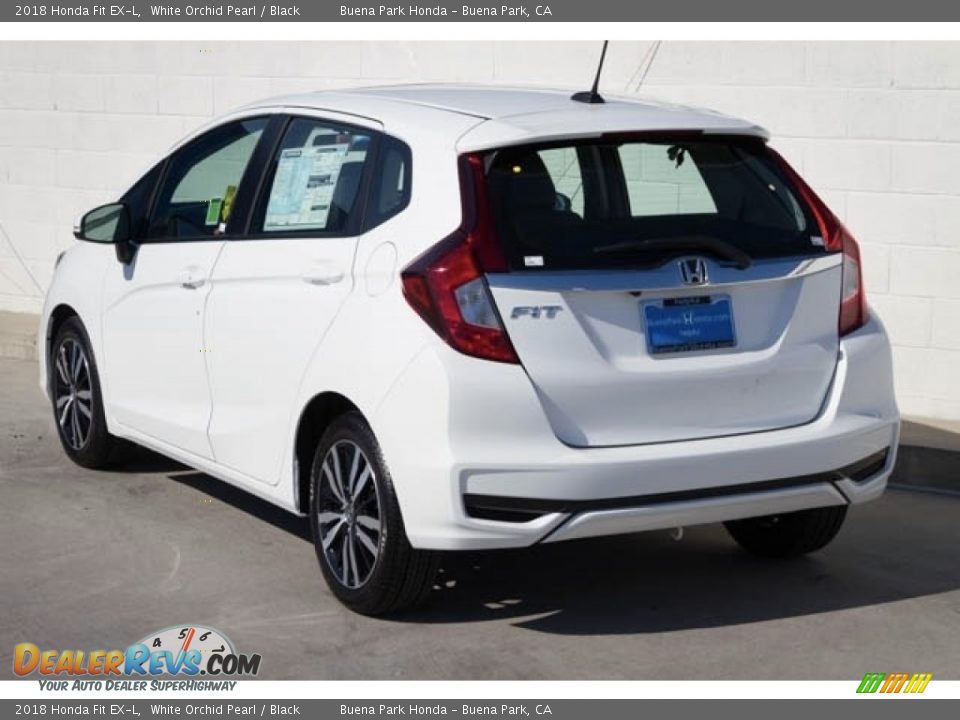 2018 Honda Fit EX-L White Orchid Pearl / Black Photo #2