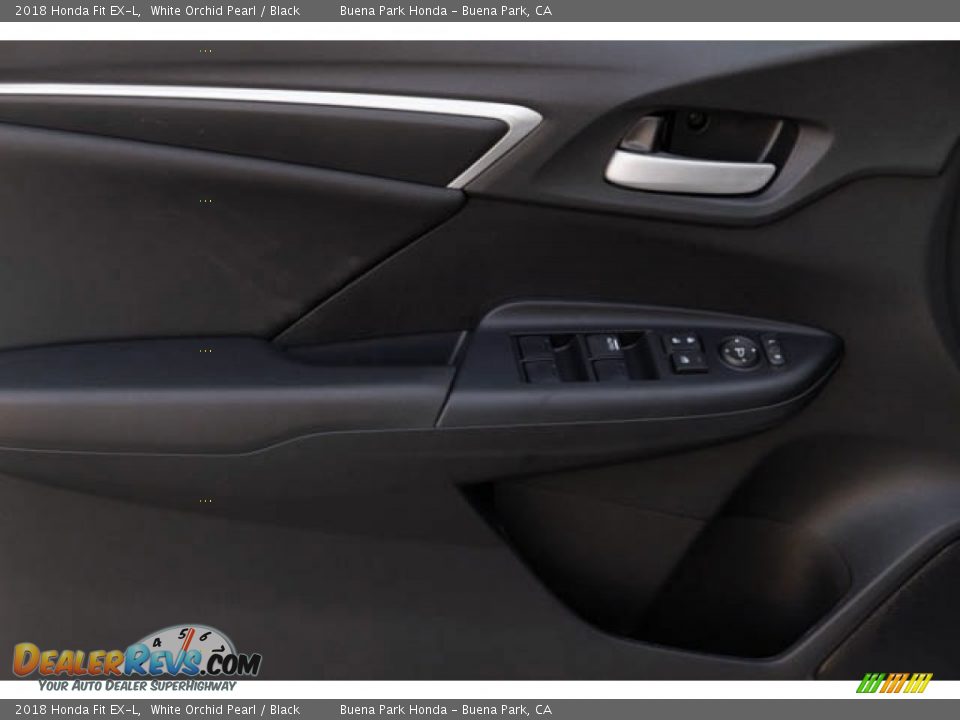 2018 Honda Fit EX-L White Orchid Pearl / Black Photo #7