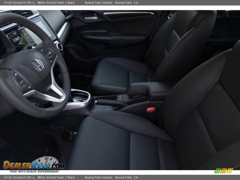 2018 Honda Fit EX-L White Orchid Pearl / Black Photo #8