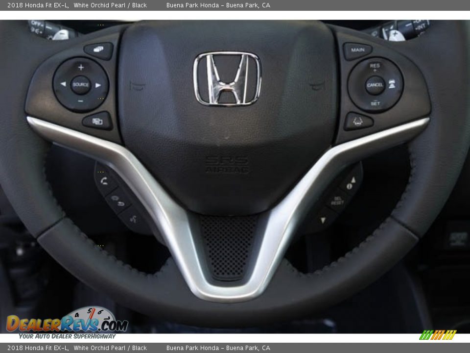 2018 Honda Fit EX-L White Orchid Pearl / Black Photo #9