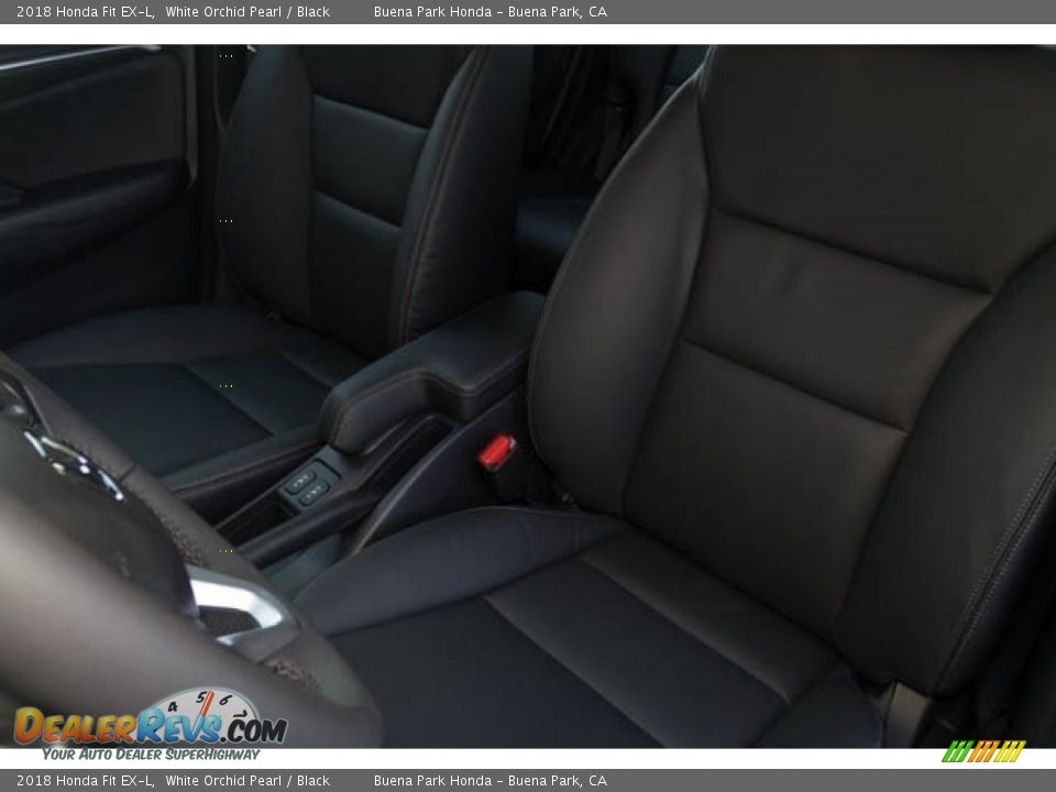 2018 Honda Fit EX-L White Orchid Pearl / Black Photo #10