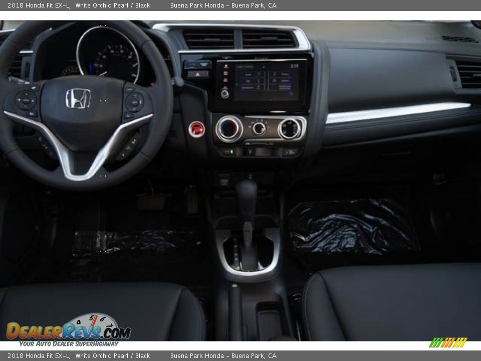 2018 Honda Fit EX-L White Orchid Pearl / Black Photo #12