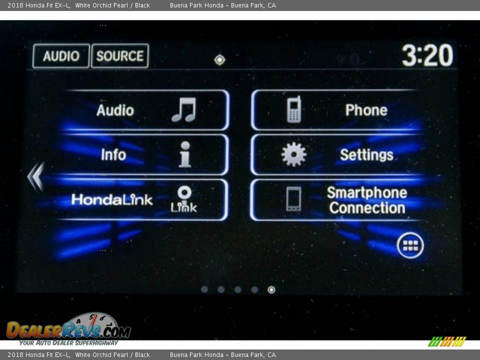 2018 Honda Fit EX-L White Orchid Pearl / Black Photo #16