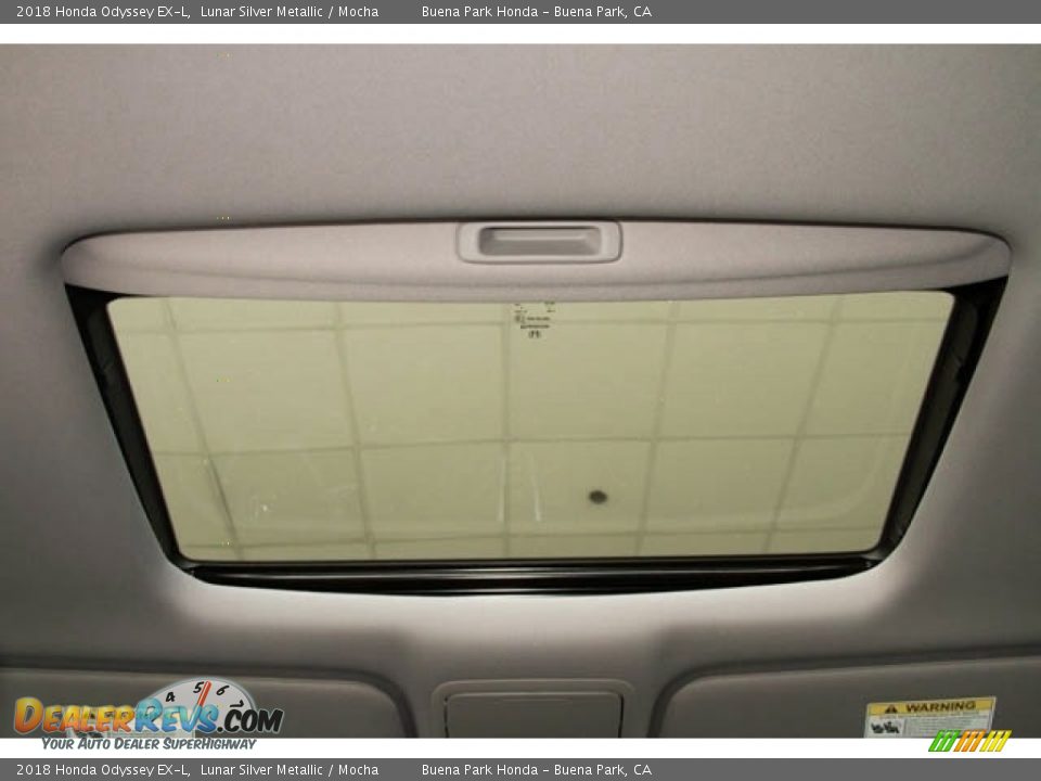 2018 Honda Odyssey EX-L Lunar Silver Metallic / Mocha Photo #15