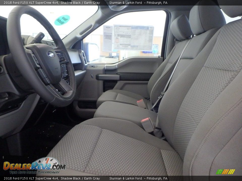 2018 Ford F150 XLT SuperCrew 4x4 Shadow Black / Earth Gray Photo #6