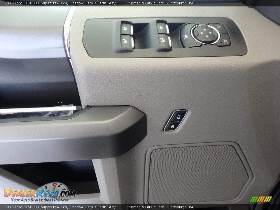 2018 Ford F150 XLT SuperCrew 4x4 Shadow Black / Earth Gray Photo #9