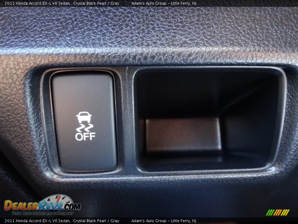 2011 Honda Accord EX-L V6 Sedan Crystal Black Pearl / Gray Photo #18