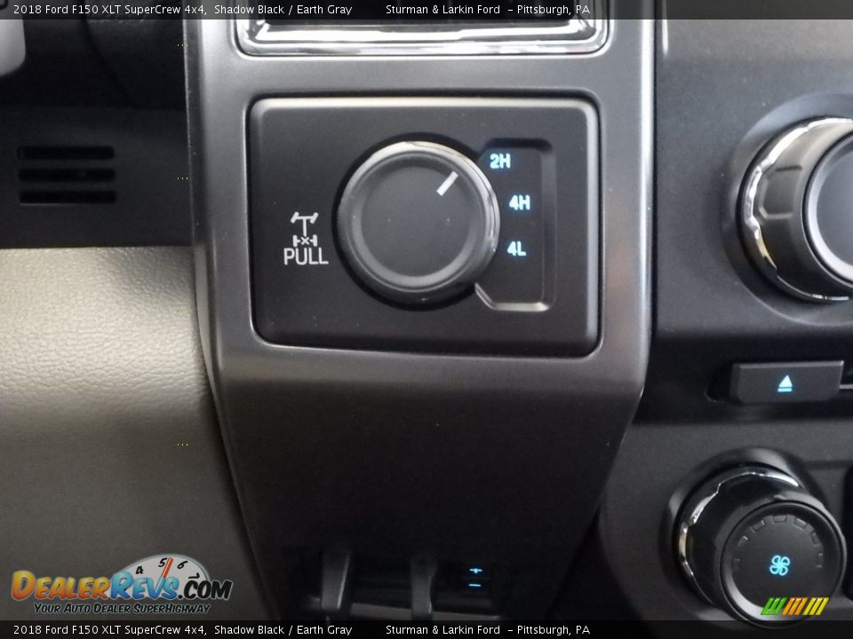 2018 Ford F150 XLT SuperCrew 4x4 Shadow Black / Earth Gray Photo #14