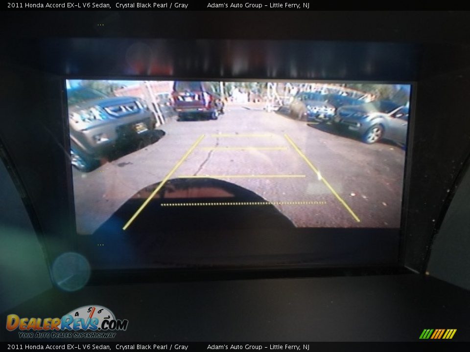 2011 Honda Accord EX-L V6 Sedan Crystal Black Pearl / Gray Photo #26