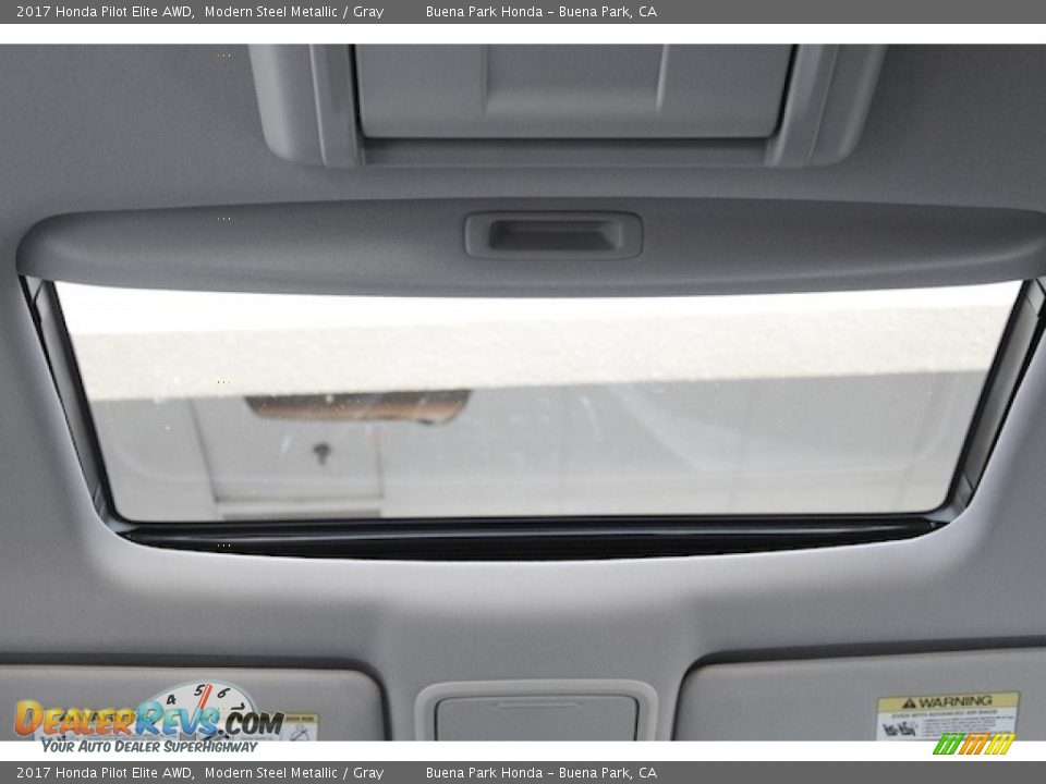 2017 Honda Pilot Elite AWD Modern Steel Metallic / Gray Photo #13