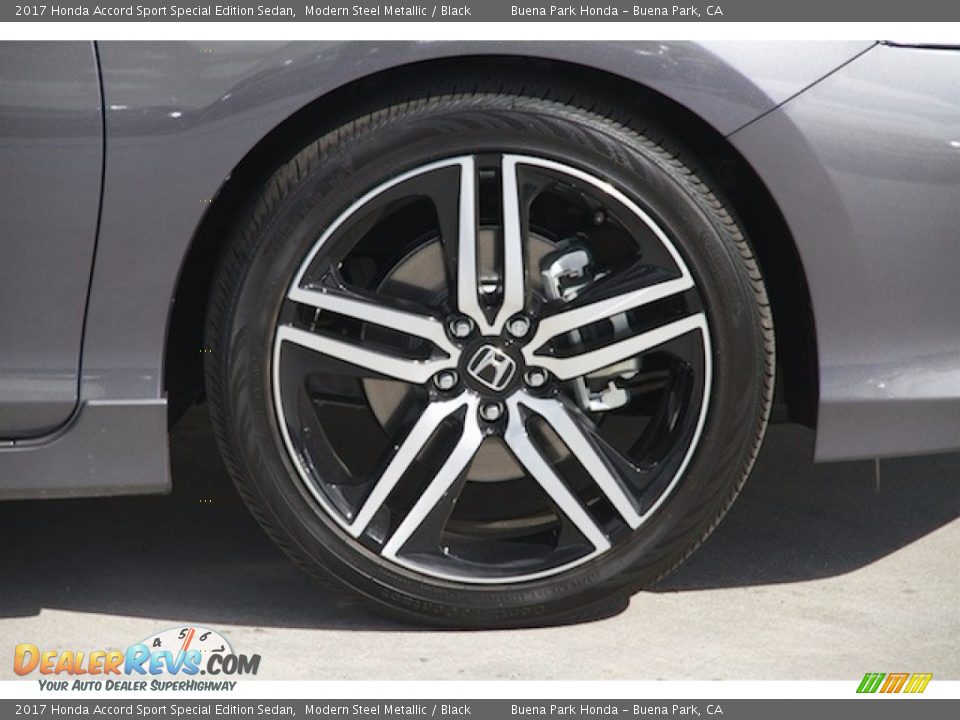 2017 Honda Accord Sport Special Edition Sedan Modern Steel Metallic / Black Photo #5