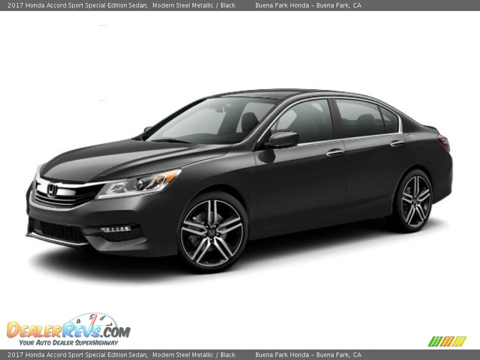 2017 Honda Accord Sport Special Edition Sedan Modern Steel Metallic / Black Photo #19