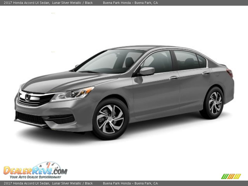 2017 Honda Accord LX Sedan Lunar Silver Metallic / Black Photo #17