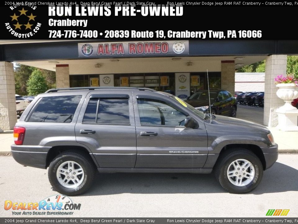 2004 Jeep Grand Cherokee Laredo 4x4 Deep Beryl Green Pearl / Dark Slate Gray Photo #1