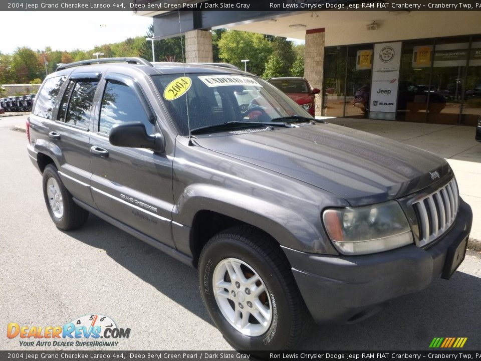 2004 Jeep Grand Cherokee Laredo 4x4 Deep Beryl Green Pearl / Dark Slate Gray Photo #3