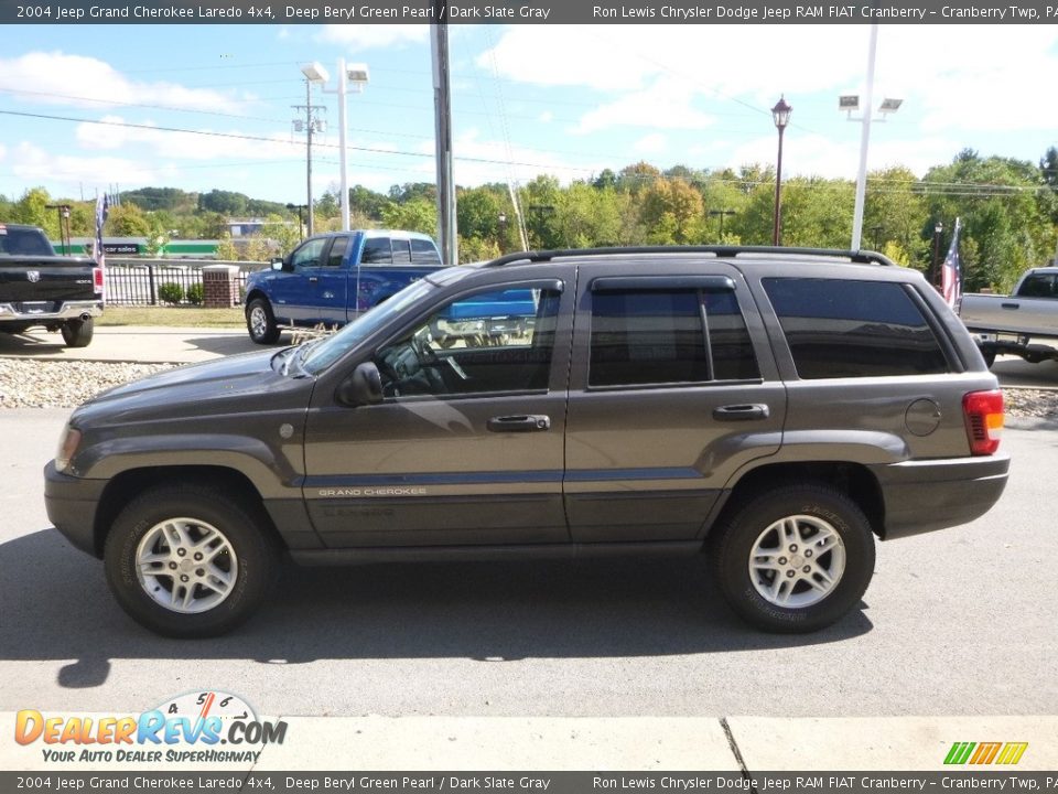 2004 Jeep Grand Cherokee Laredo 4x4 Deep Beryl Green Pearl / Dark Slate Gray Photo #6