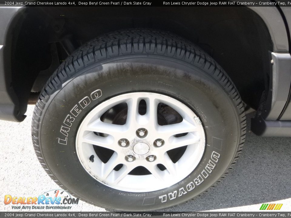 2004 Jeep Grand Cherokee Laredo 4x4 Deep Beryl Green Pearl / Dark Slate Gray Photo #9