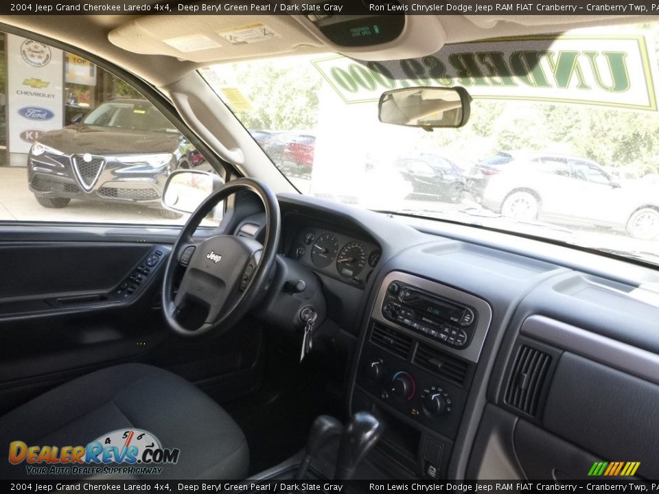2004 Jeep Grand Cherokee Laredo 4x4 Deep Beryl Green Pearl / Dark Slate Gray Photo #12