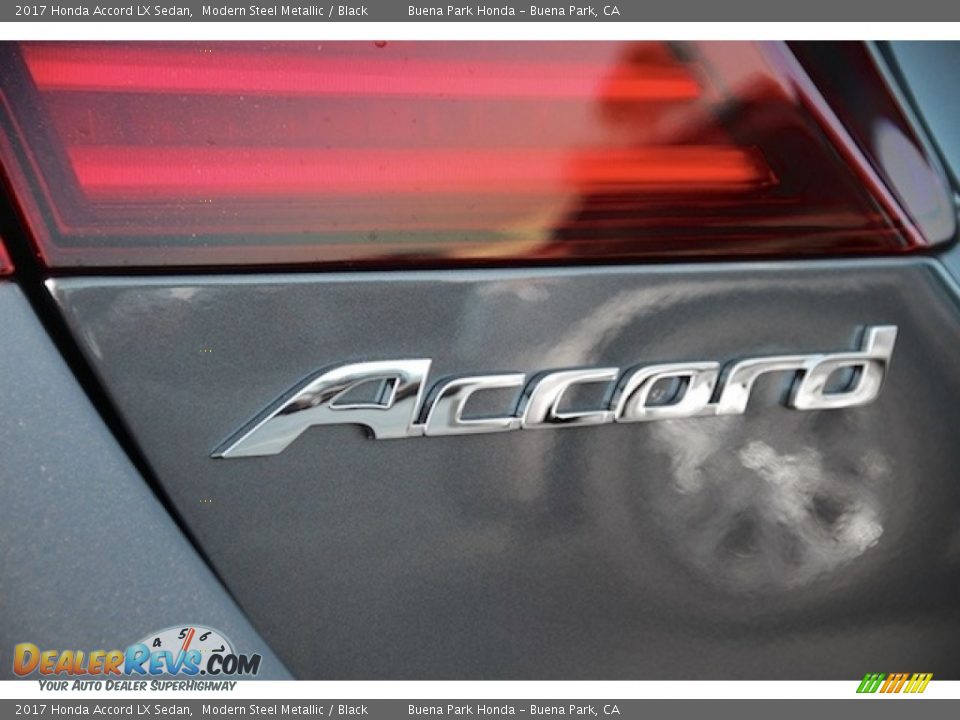 2017 Honda Accord LX Sedan Modern Steel Metallic / Black Photo #3
