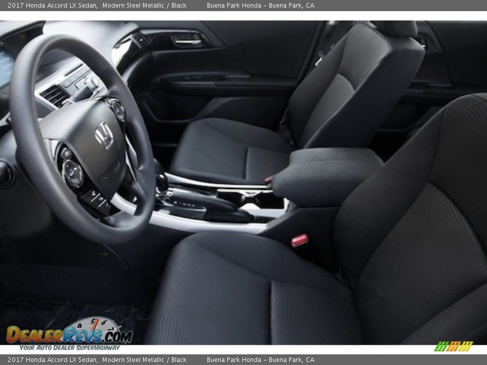 2017 Honda Accord LX Sedan Modern Steel Metallic / Black Photo #8