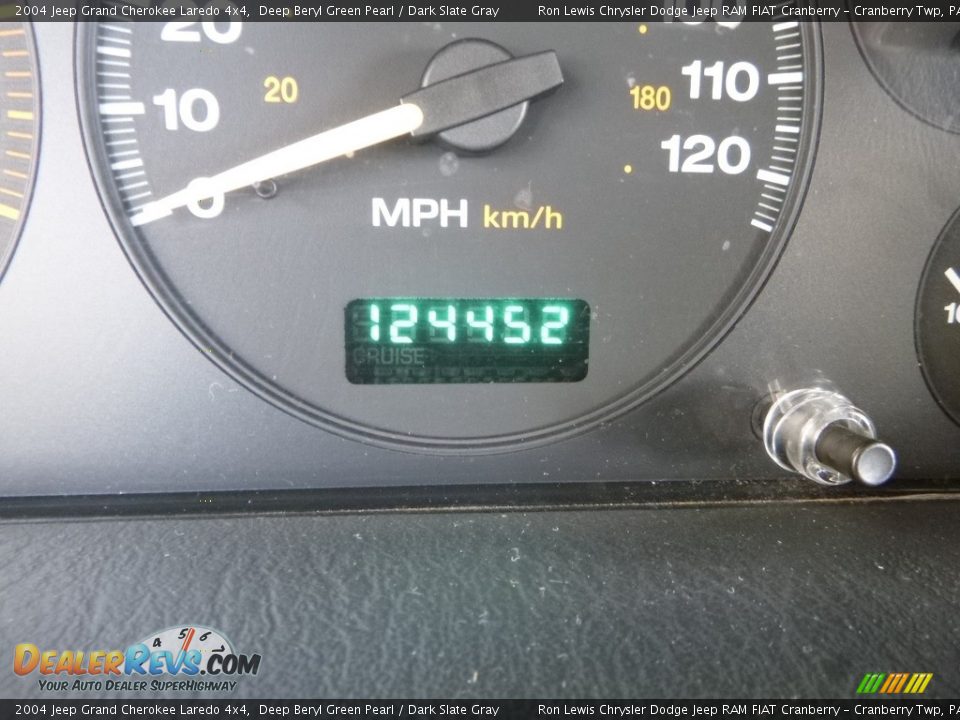 2004 Jeep Grand Cherokee Laredo 4x4 Deep Beryl Green Pearl / Dark Slate Gray Photo #18