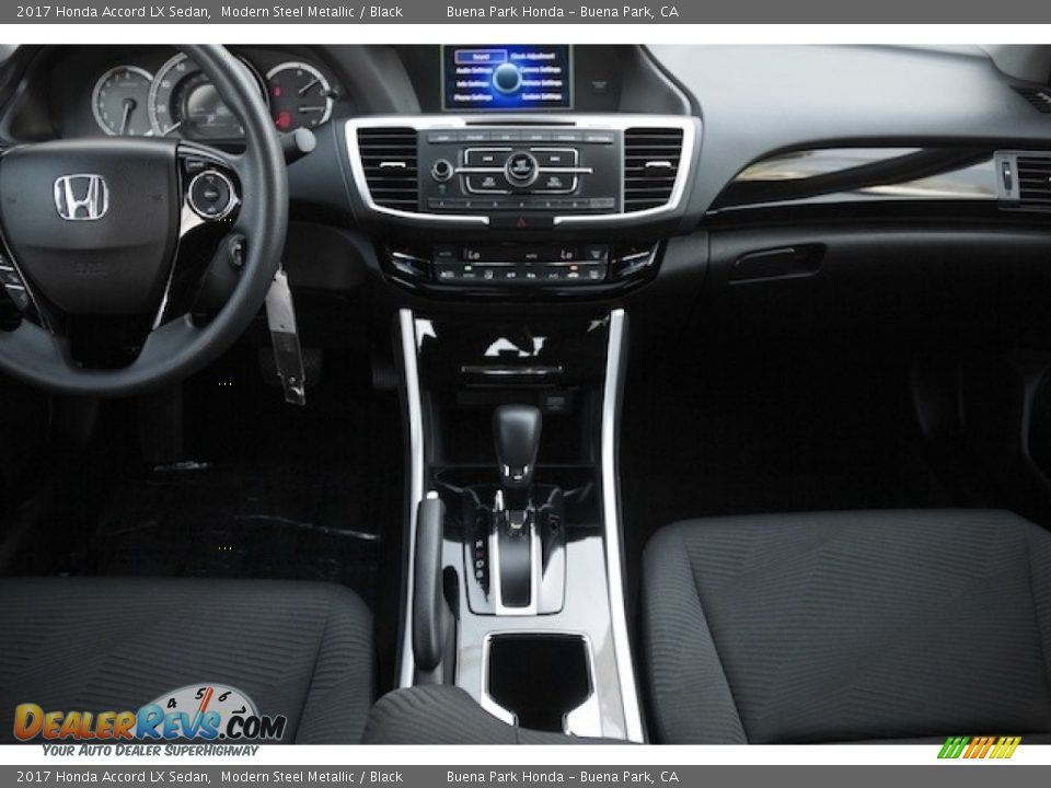 2017 Honda Accord LX Sedan Modern Steel Metallic / Black Photo #12