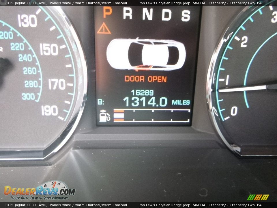 2015 Jaguar XF 3.0 AWD Polaris White / Warm Charcoal/Warm Charcoal Photo #19