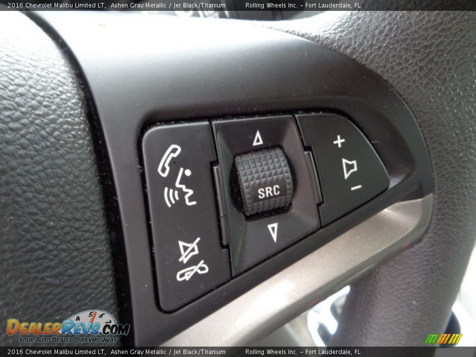 2016 Chevrolet Malibu Limited LT Ashen Gray Metallic / Jet Black/Titanium Photo #12