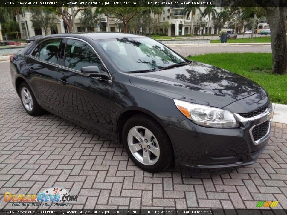 2016 Chevrolet Malibu Limited LT Ashen Gray Metallic / Jet Black/Titanium Photo #34