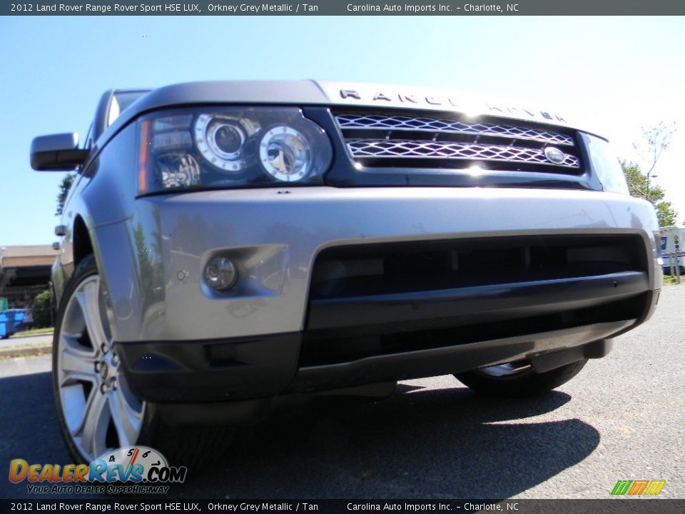 2012 Land Rover Range Rover Sport HSE LUX Orkney Grey Metallic / Tan Photo #1