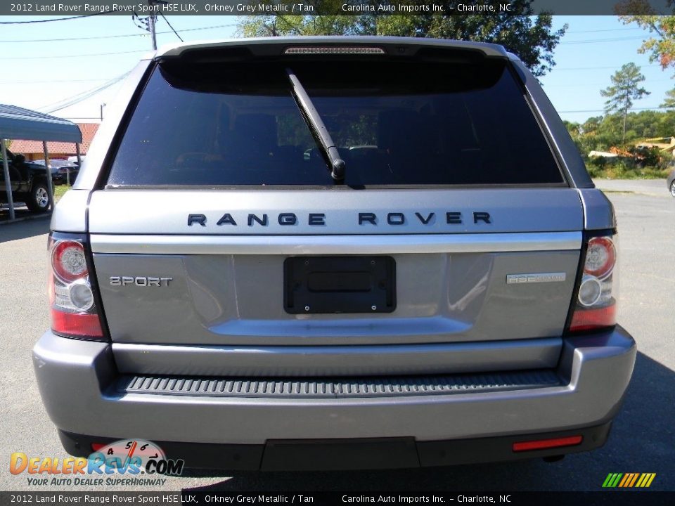 2012 Land Rover Range Rover Sport HSE LUX Orkney Grey Metallic / Tan Photo #9