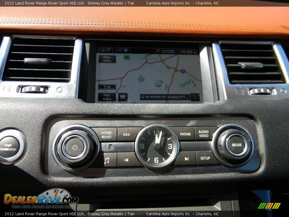 2012 Land Rover Range Rover Sport HSE LUX Orkney Grey Metallic / Tan Photo #15