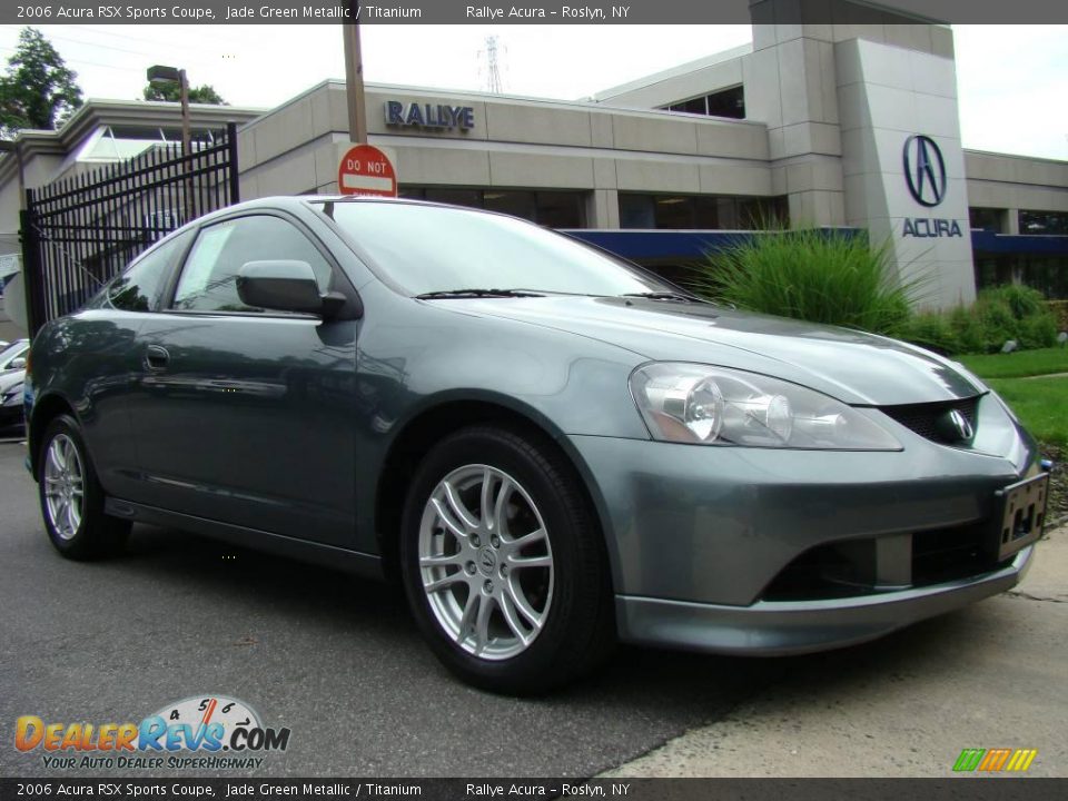 2006 Acura RSX Sports Coupe Jade Green Metallic / Titanium Photo #1