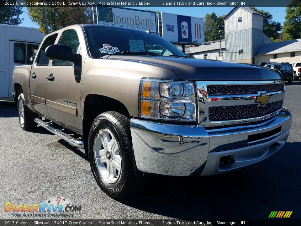 2013 Chevrolet Silverado 1500 LT Crew Cab 4x4 Mocha Steel Metallic / Ebony Photo #12