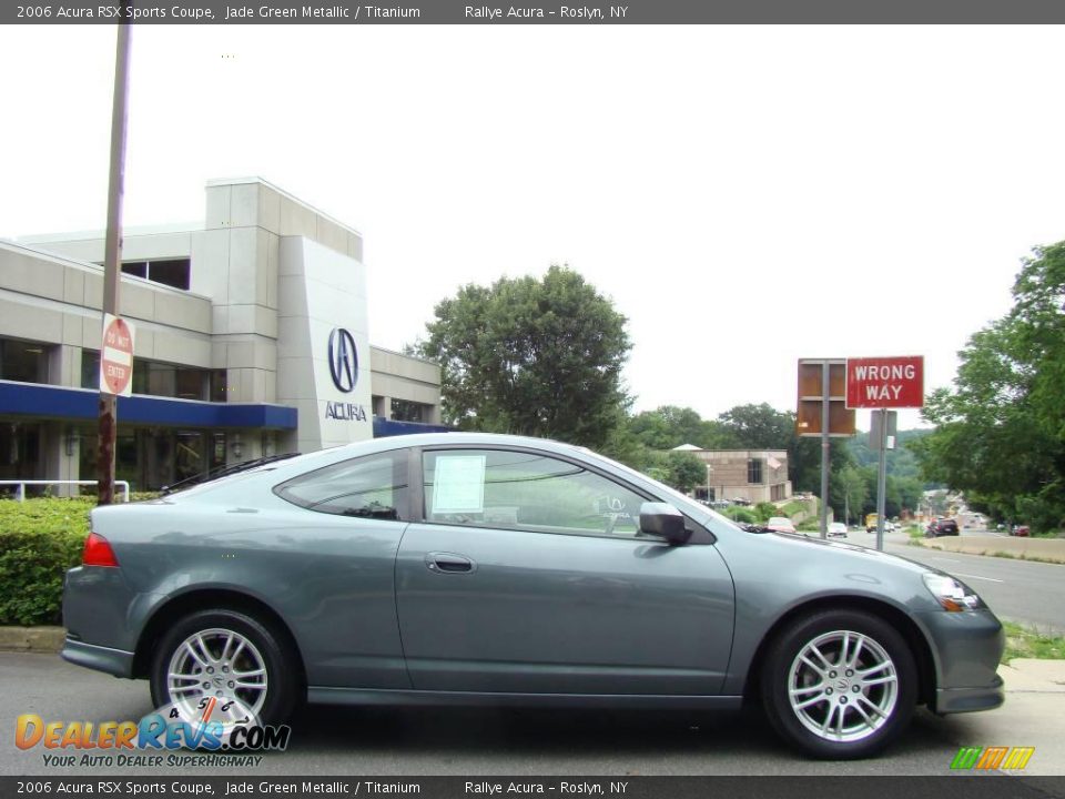 2006 Acura RSX Sports Coupe Jade Green Metallic / Titanium Photo #3