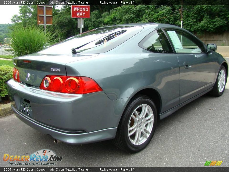 2006 Acura RSX Sports Coupe Jade Green Metallic / Titanium Photo #4