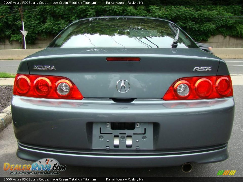 2006 Acura RSX Sports Coupe Jade Green Metallic / Titanium Photo #5