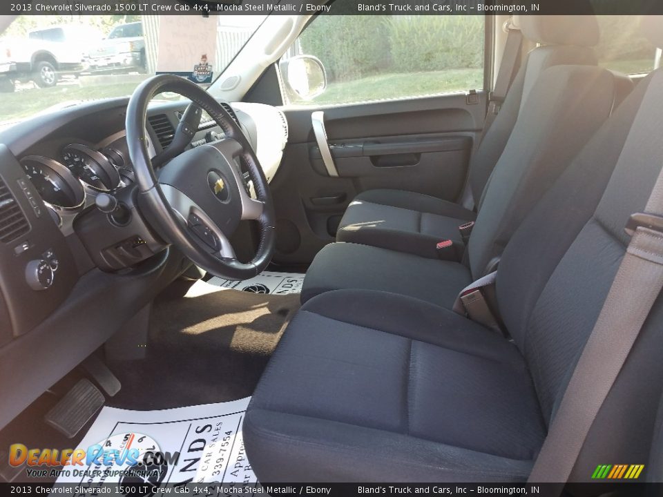 2013 Chevrolet Silverado 1500 LT Crew Cab 4x4 Mocha Steel Metallic / Ebony Photo #18