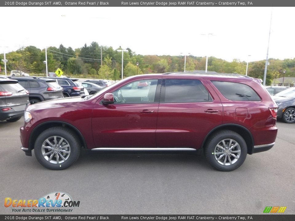 2018 Dodge Durango SXT AWD Octane Red Pearl / Black Photo #2