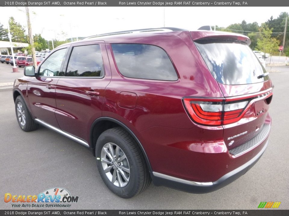 2018 Dodge Durango SXT AWD Octane Red Pearl / Black Photo #3