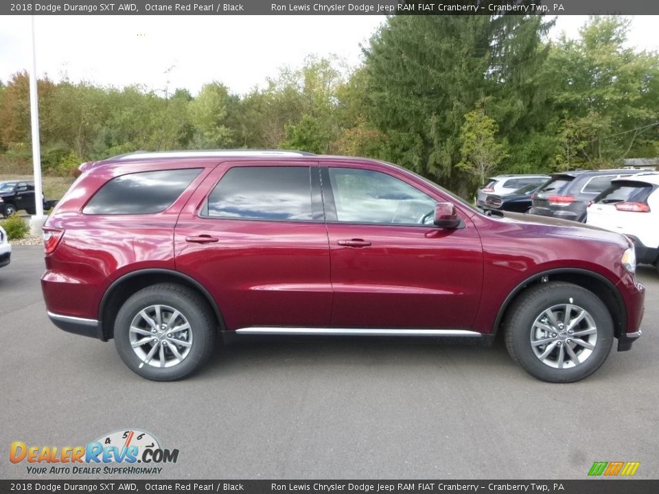 2018 Dodge Durango SXT AWD Octane Red Pearl / Black Photo #6