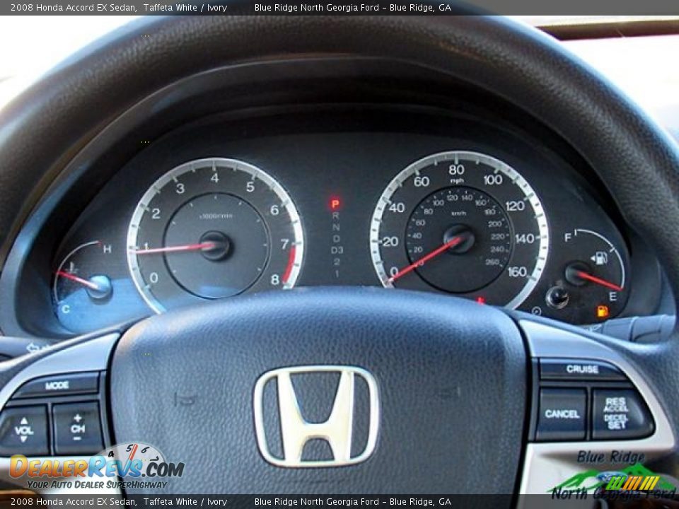 2008 Honda Accord EX Sedan Taffeta White / Ivory Photo #16