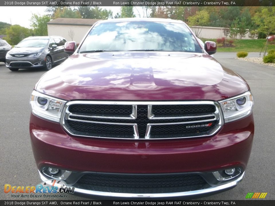 2018 Dodge Durango SXT AWD Octane Red Pearl / Black Photo #8