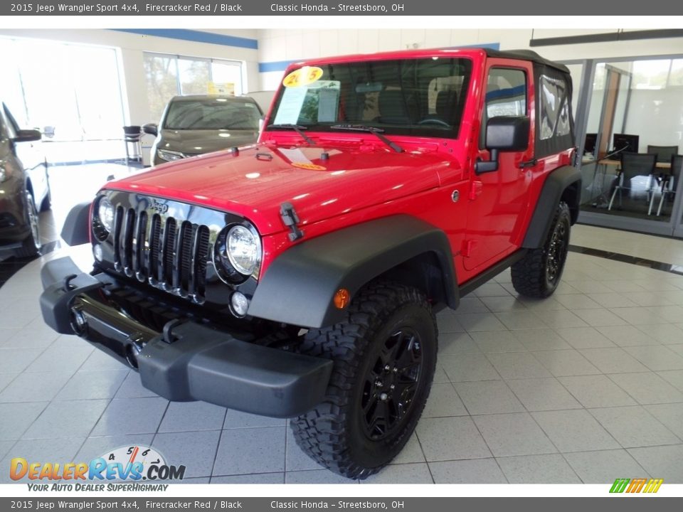 2015 Jeep Wrangler Sport 4x4 Firecracker Red / Black Photo #1