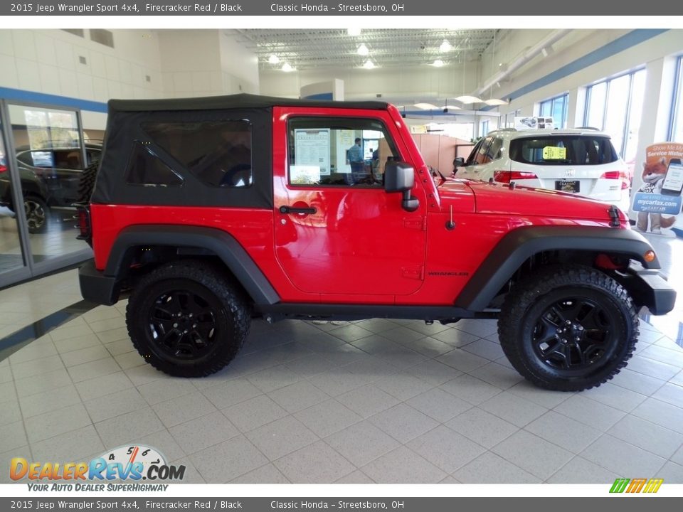 2015 Jeep Wrangler Sport 4x4 Firecracker Red / Black Photo #4