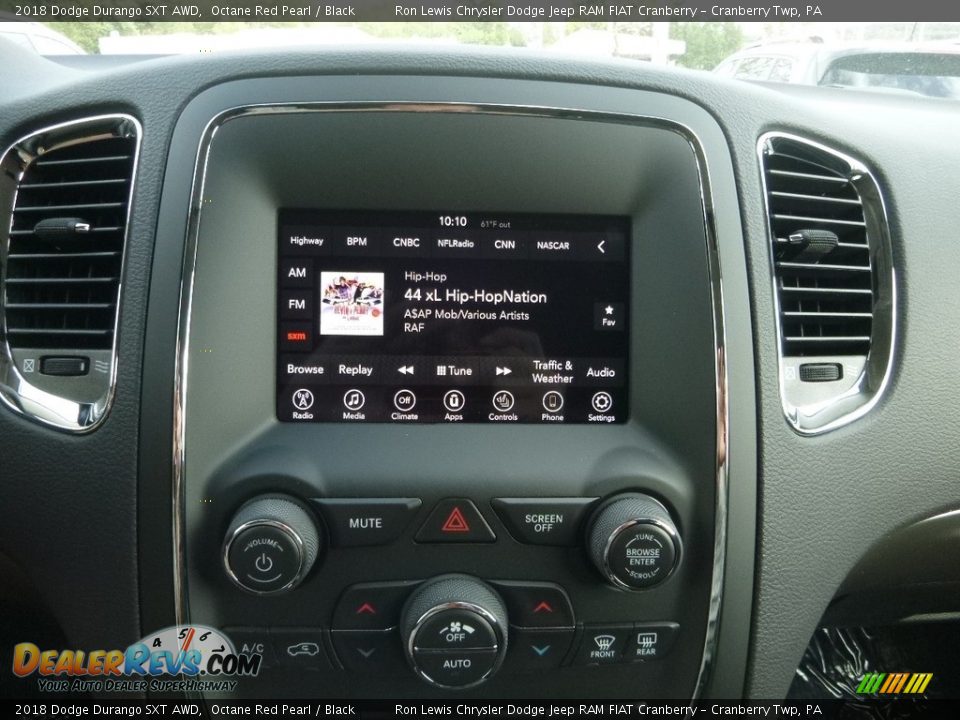 2018 Dodge Durango SXT AWD Octane Red Pearl / Black Photo #17