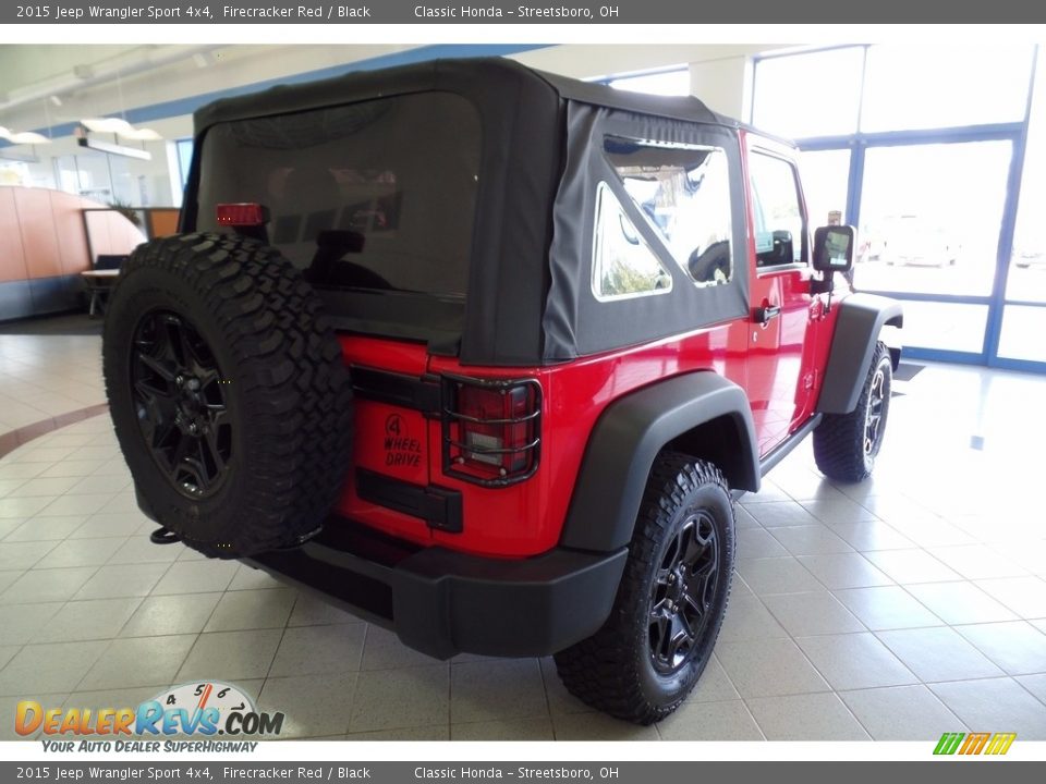 2015 Jeep Wrangler Sport 4x4 Firecracker Red / Black Photo #7